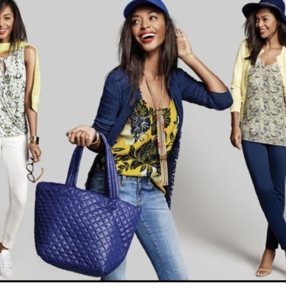 Cabi Knit Duchess Cardigan Blue Flecked Sweater size small like new condition - Picture 3 of 16